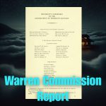 Artwork representing The Warren Commission Report, narrated softly as a historical sleep podcast with relaxing soundscapes.
