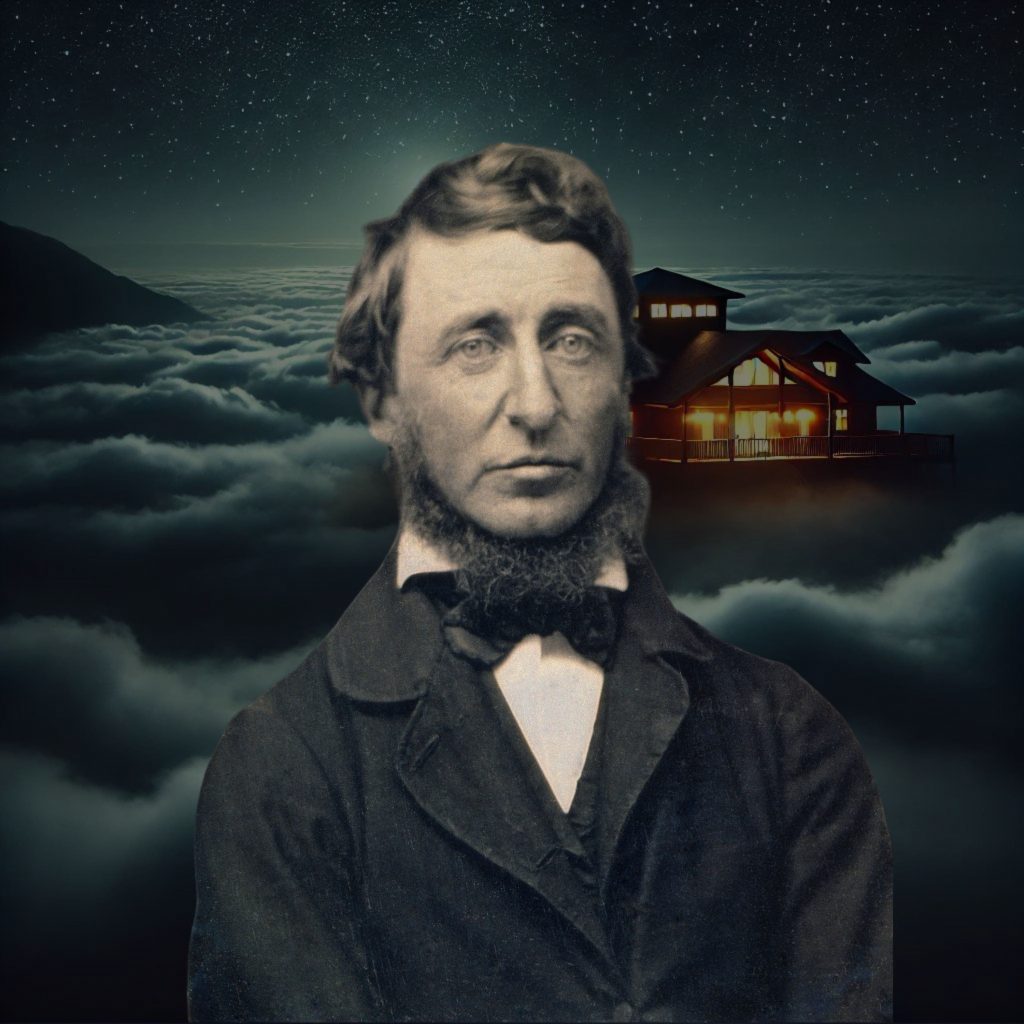 Henry David Thoreau portrait for Walden sleep stories by The Sleep Retreat